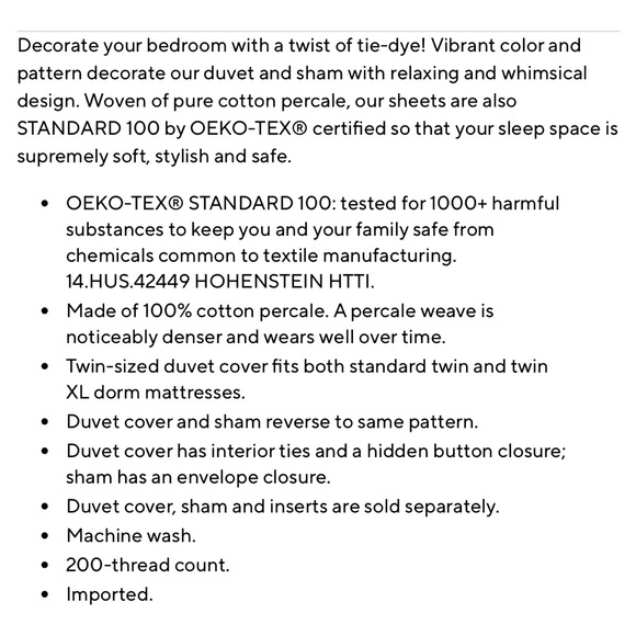 LAST Chance ⏱️ Pottery Barn Tie-Dye Sham - Picture 4 of 13